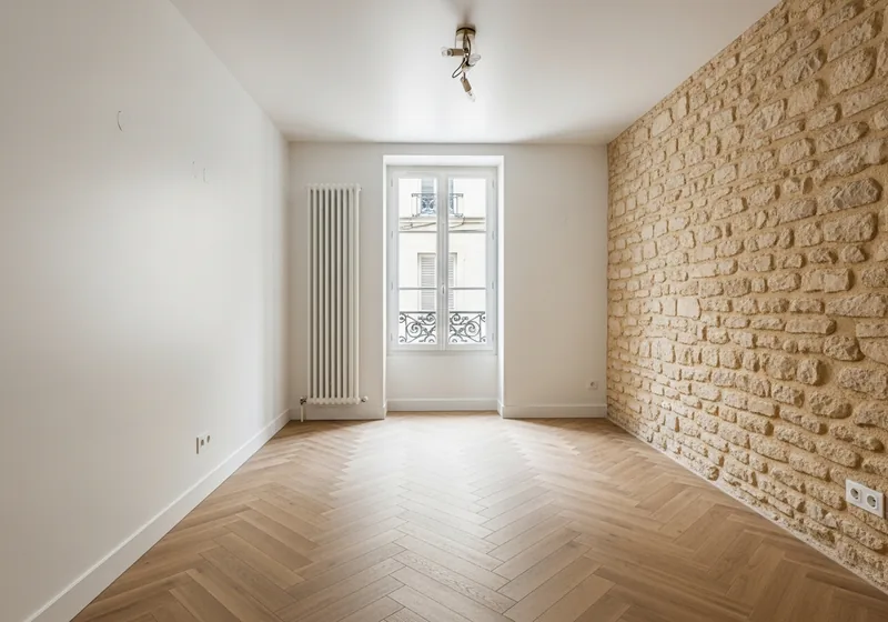 Doublage isolant d'un appartement en pierre à Saint-Michel, Bordeaux
